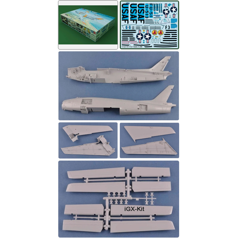 Model Kit Spitfire - Hobbyboss 81808 1:18 Scale USAF F86
