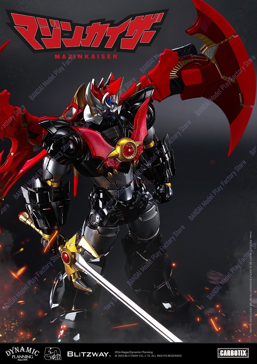 Model Kit Mazinger - In Stock Original BLITZWAY BW-CA-10901 Mazinkaiser