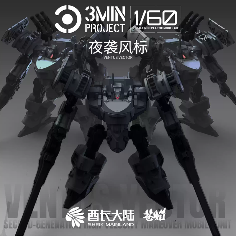 Model Kit Fenrir - Sheik Mainland Anime Robot Garage Kit