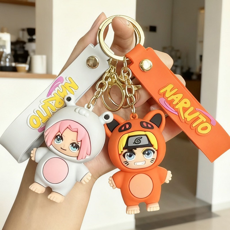 Model Kit Cars - New Cartoon Naruto Q-version Keychain Anime