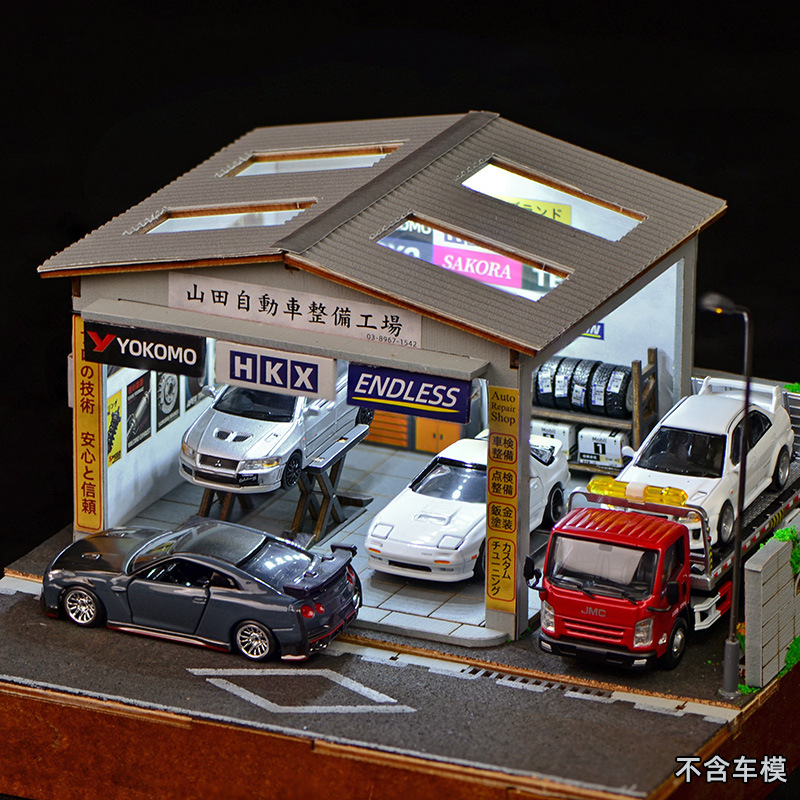1:64 Scale DIY Auto Repair Sho - đánh giá và giá Model Kit Cars
