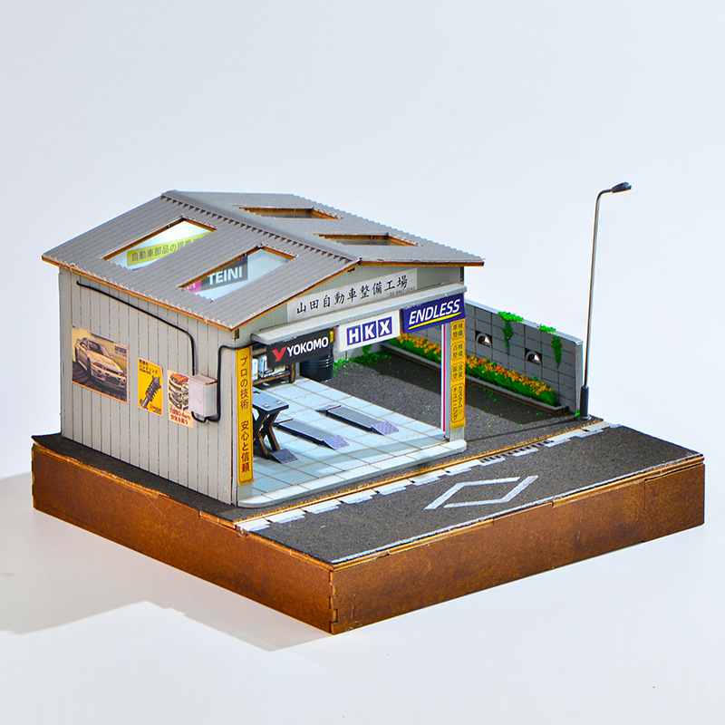 1:64 Scale DIY Auto Repair Sho - đánh giá và giá Model Kit Cars