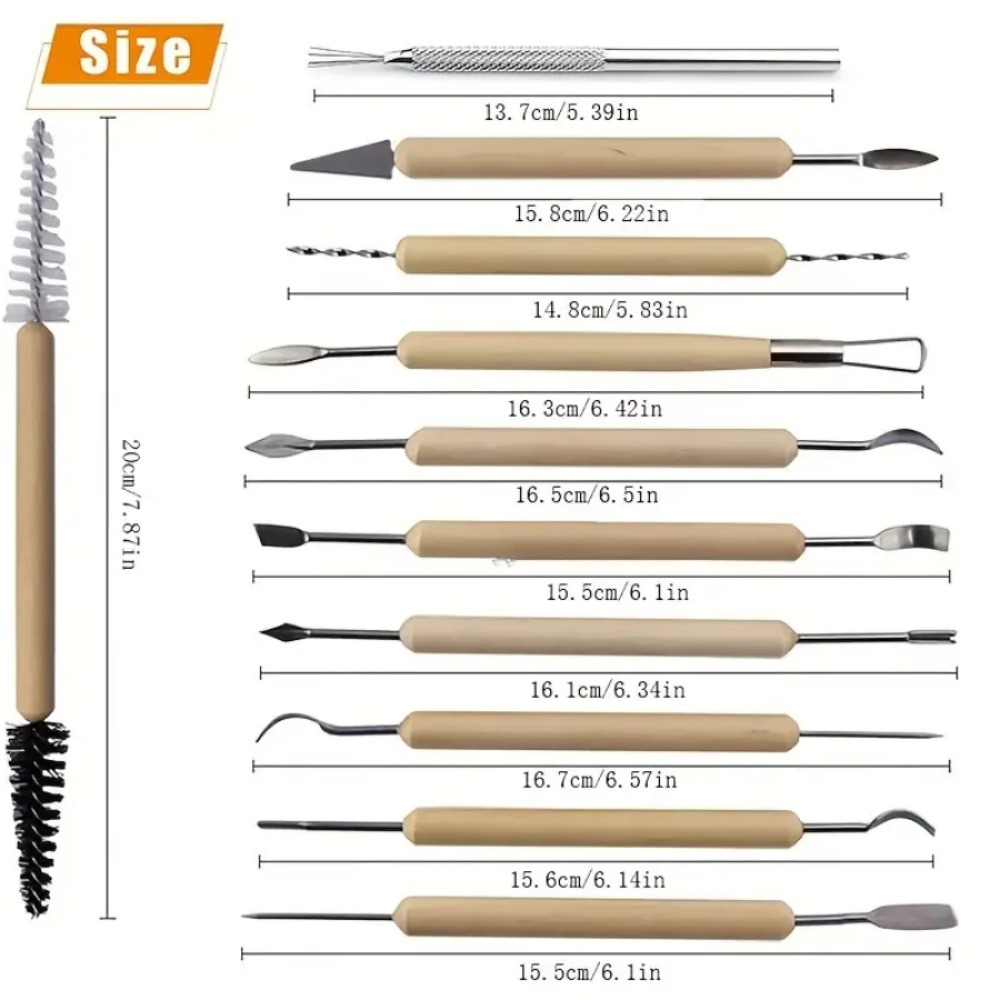 1SET Pottery Clay Sculpting Mo - đánh giá và giá Model Kit Tool Set
