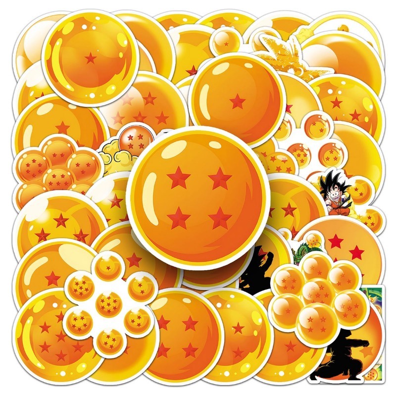 50pcs Dragon Ball PVC stickers - đánh giá và giá Model Kit Dragon Ball