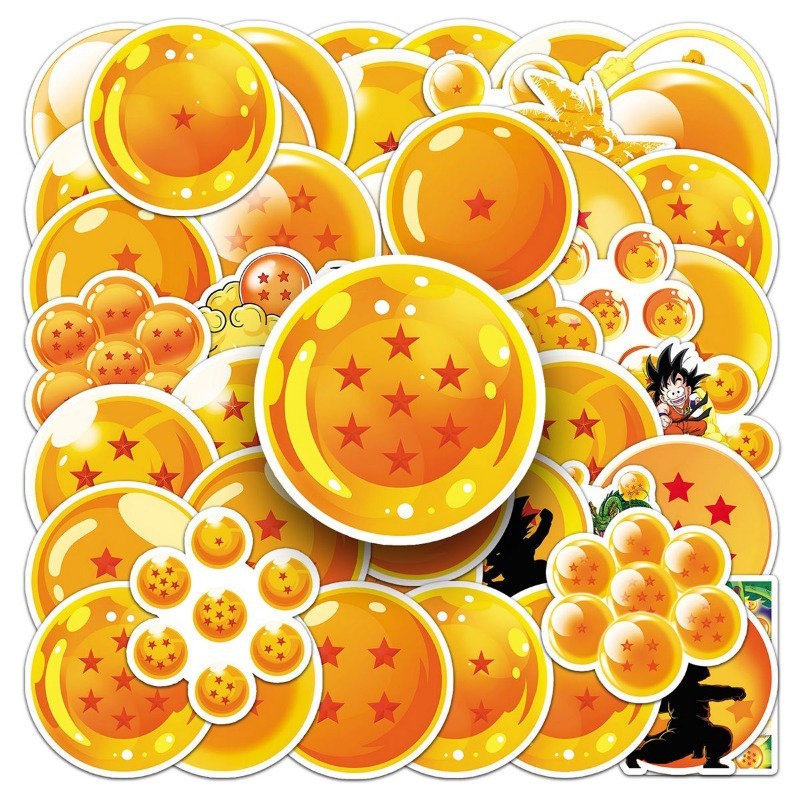 50pcs Dragon Ball PVC stickers - đánh giá và giá Model Kit Dragon Ball