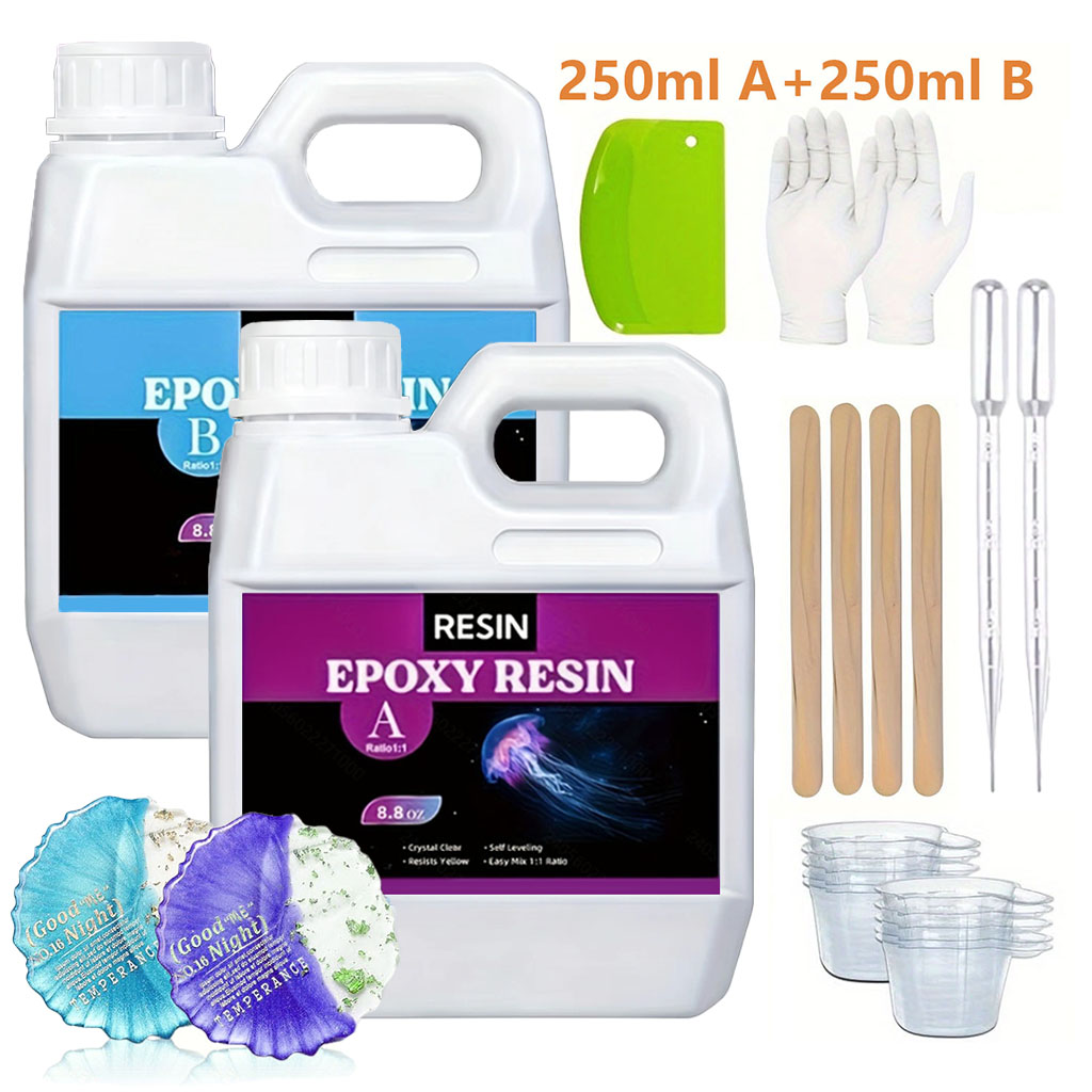 125ml/250ml Crystal Clear Cast - đánh giá và giá Resin Kit Cast