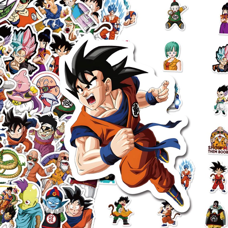 60pcs Anime Dragon Ball sticke - đánh giá và giá Model Kit Dragon Ball