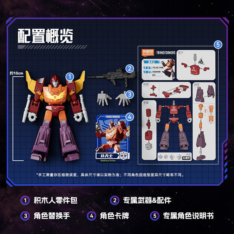 Blokees Transformer Toys Galax - đánh giá và giá Model Kit Rodimus
