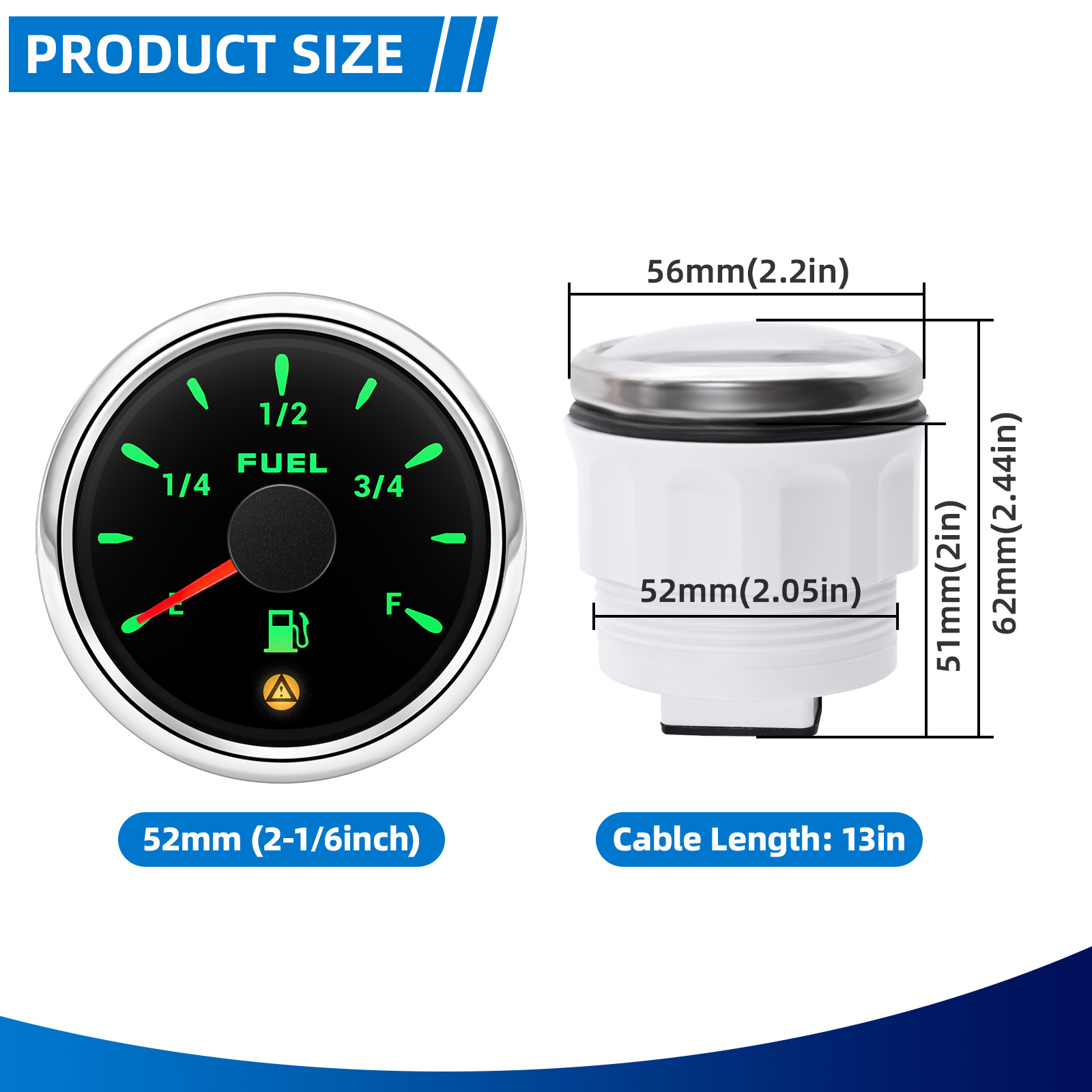 52mm Fuel Level Gauge With Fla - đánh giá và giá Panel Line Marker