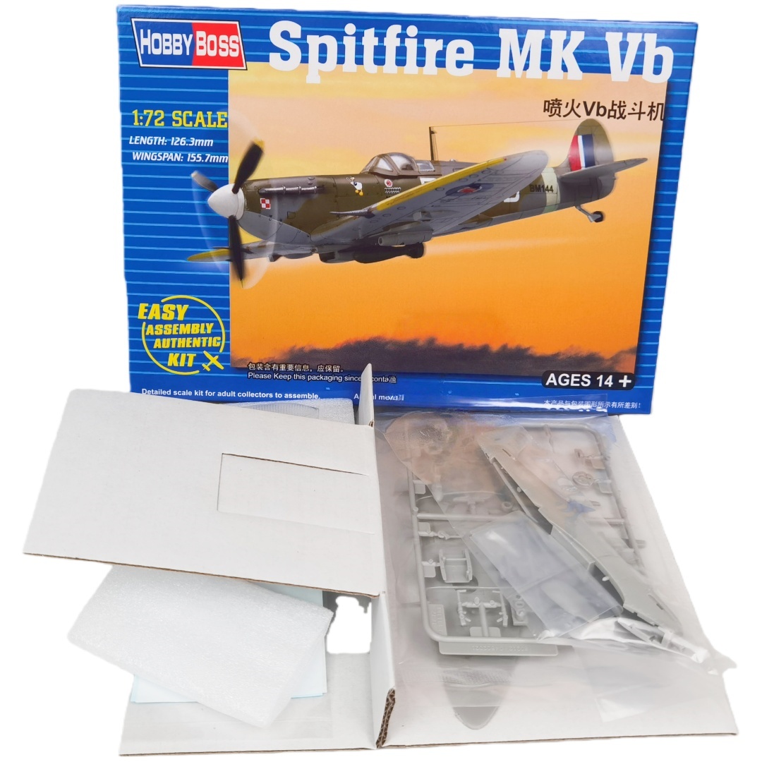 TRUMPETER 1/72 Spitfire MK VB  - đánh giá và giá Model Kit Spitfire