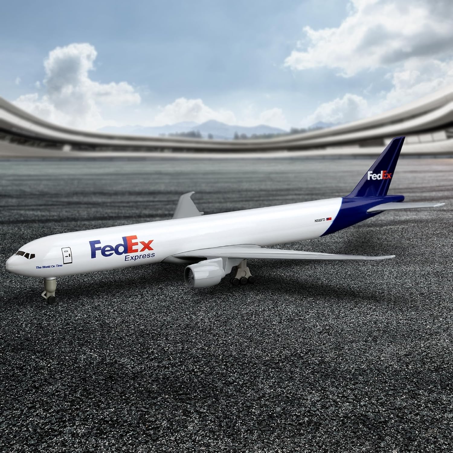 20cm Fedex B777 Airplane Model - đánh giá và giá Model Kit Planes