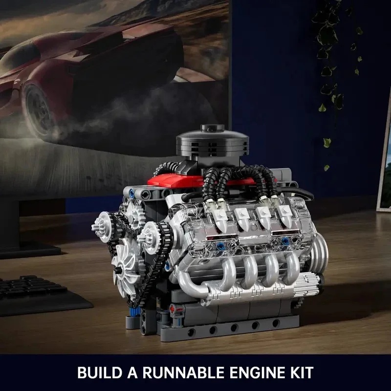 Mould King 10171 Supercar V8 E - đánh giá và giá Model Kit V8