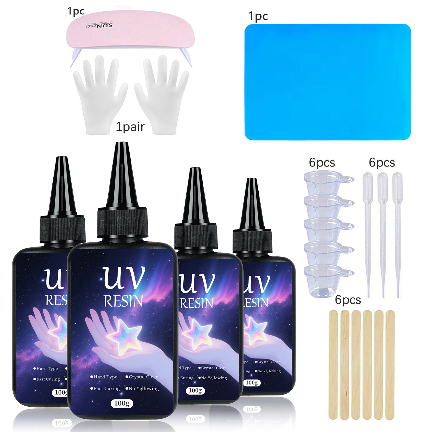 UV Resin kit with Casting Tool - đánh giá và giá Resin Kit Cast