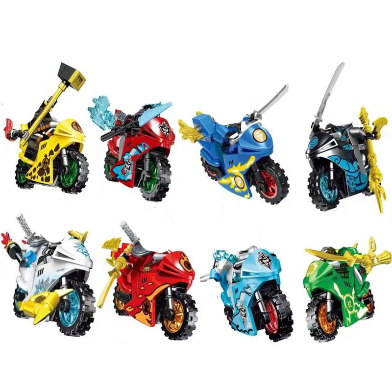 Ninja Figures Motorcycle Build - đánh giá và giá Model Kit Ninja