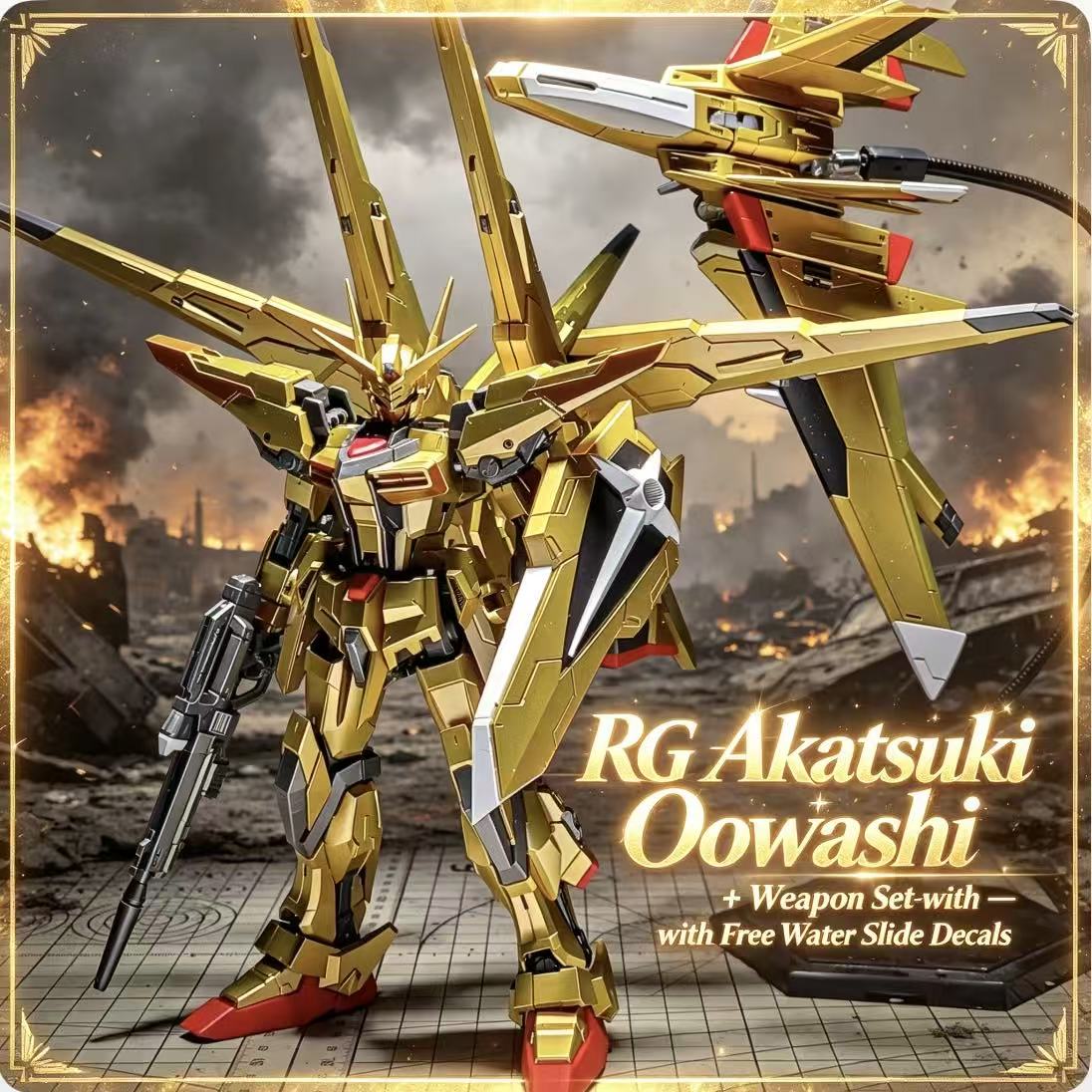 RG41 1/144 ORB-01 Akatsuki Oow - đánh giá và giá Model Kit Fenrir