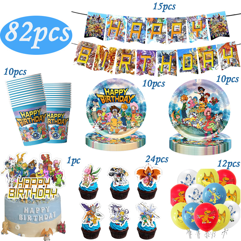 Digimon Themed Birthday Party  - đánh giá và giá Model Kit Digimon