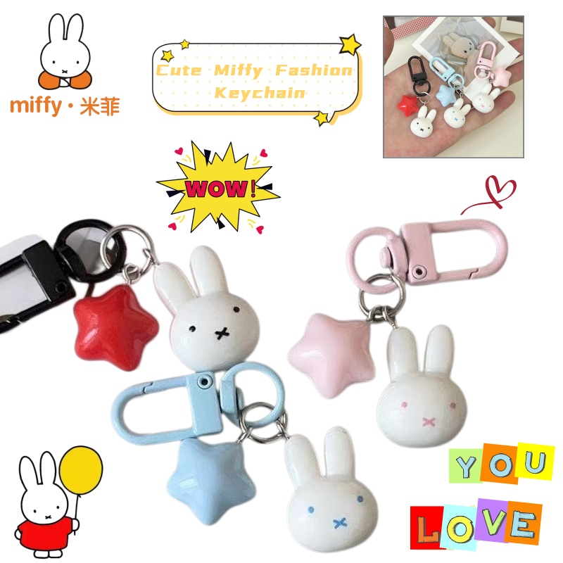 Kawaii Miffy Keychain Cute Rab - đánh giá và giá Model Kit Cars