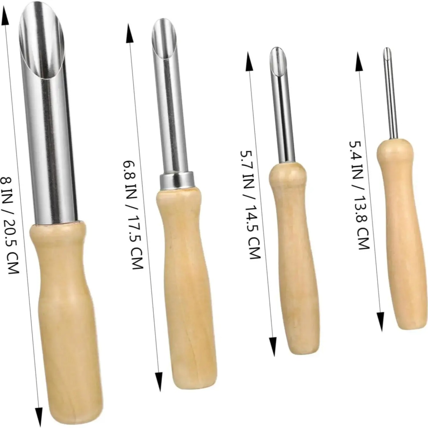Essential 4-Piece Wooden Potte - đánh giá và giá Model Kit Tool Set