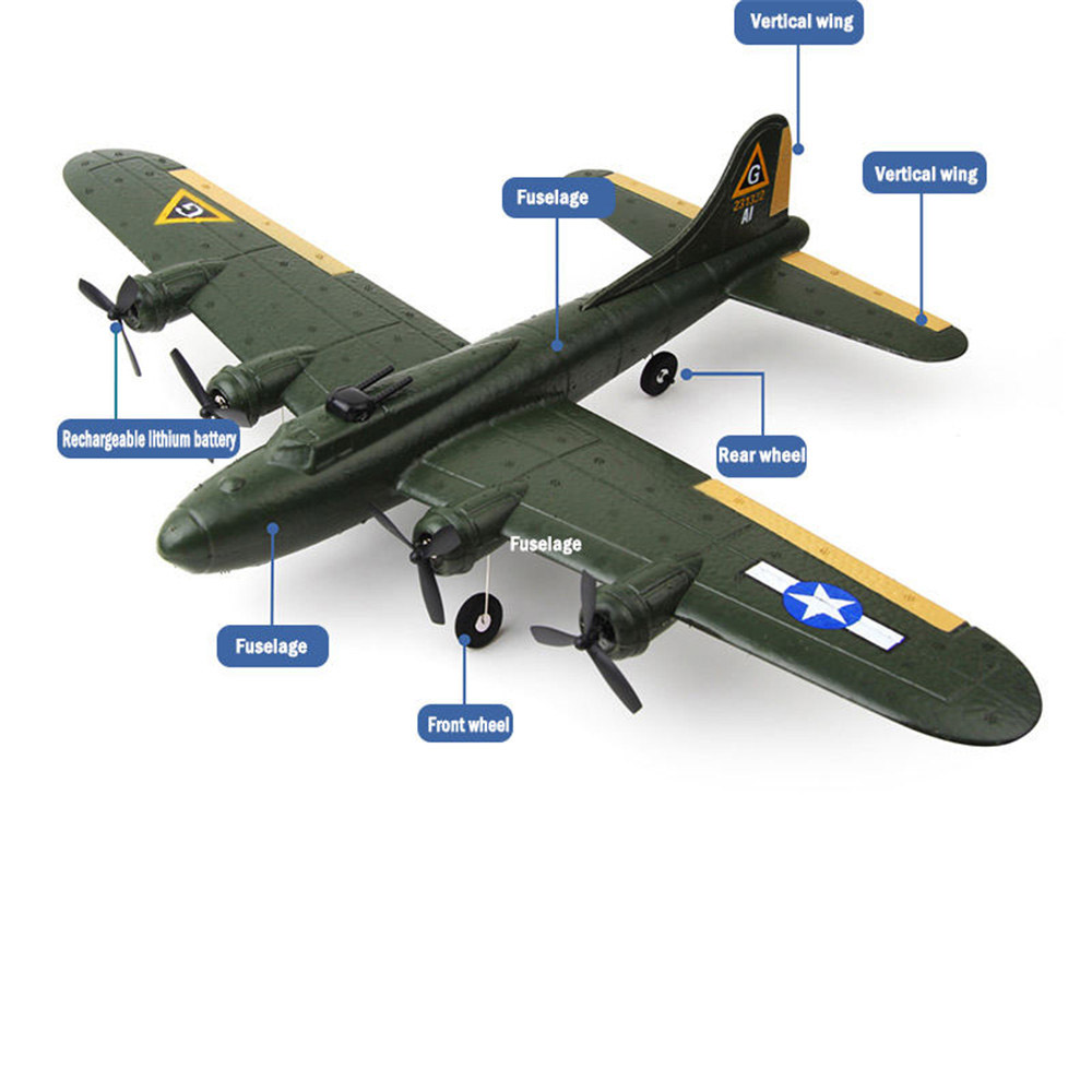 FX817 B17 RC Plane 2.4G 2CH Fi - đánh giá và giá Model Kit Spitfire